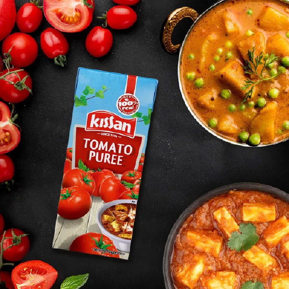 Kissan Tomato Puree, 200 g Carton-4.webp